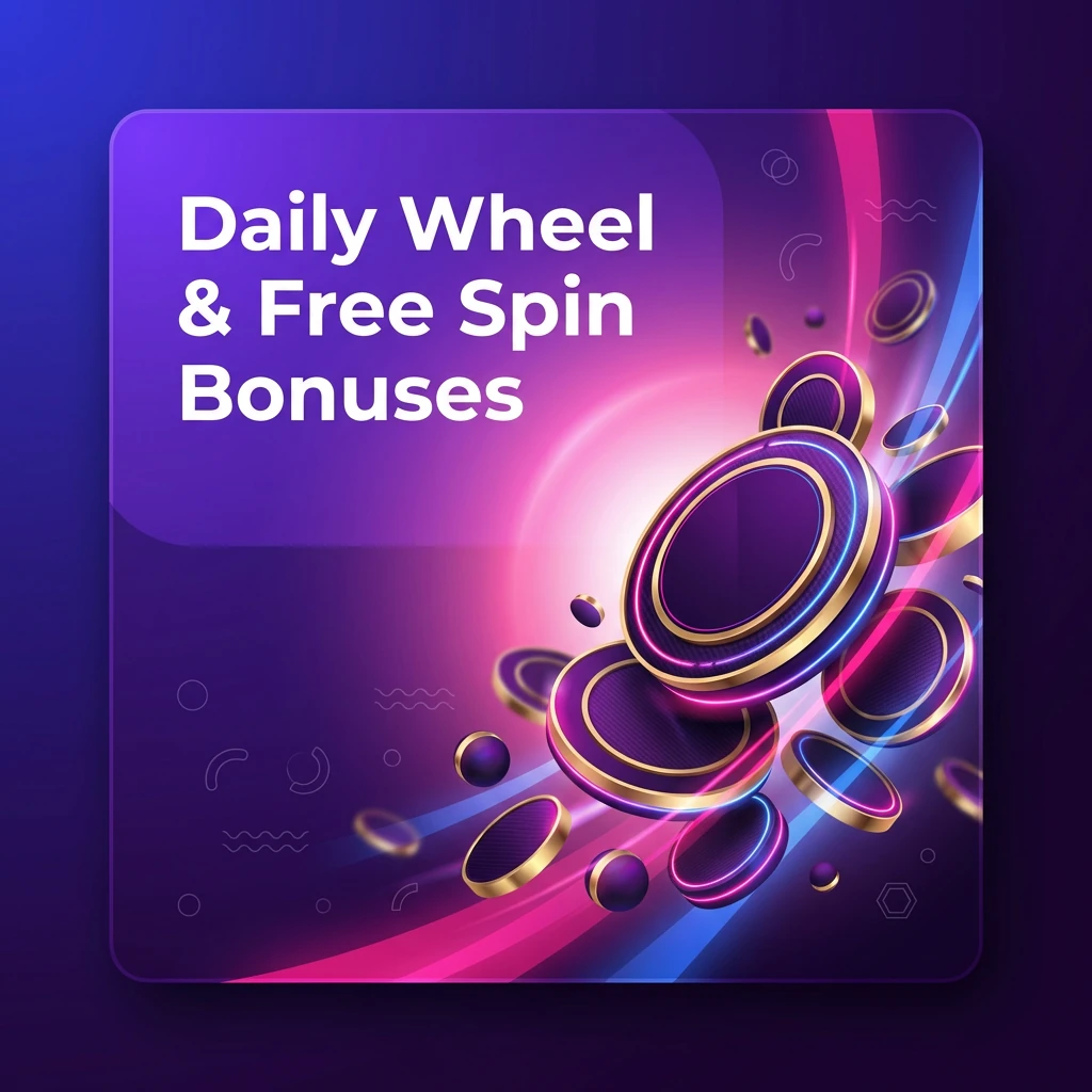 Daily Wheel & Free Spin Bonuses Daily Wheel & Free Spin Bonuses